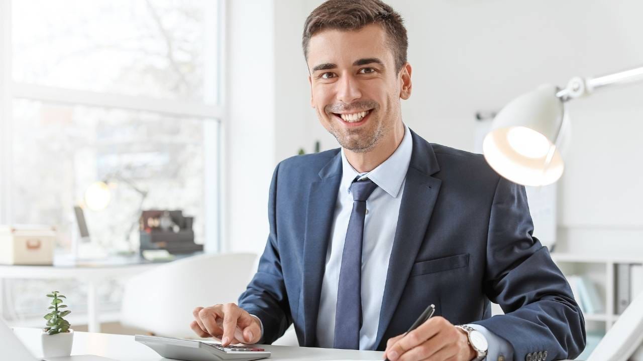 man pen rekenmachine