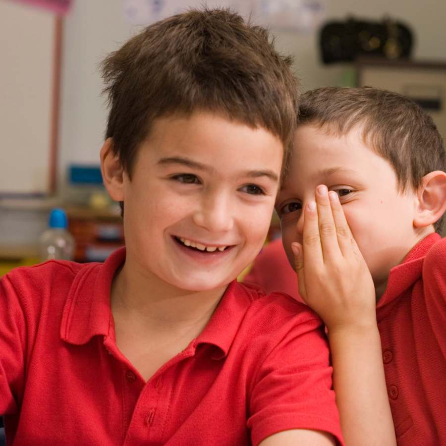 lachen kinderen